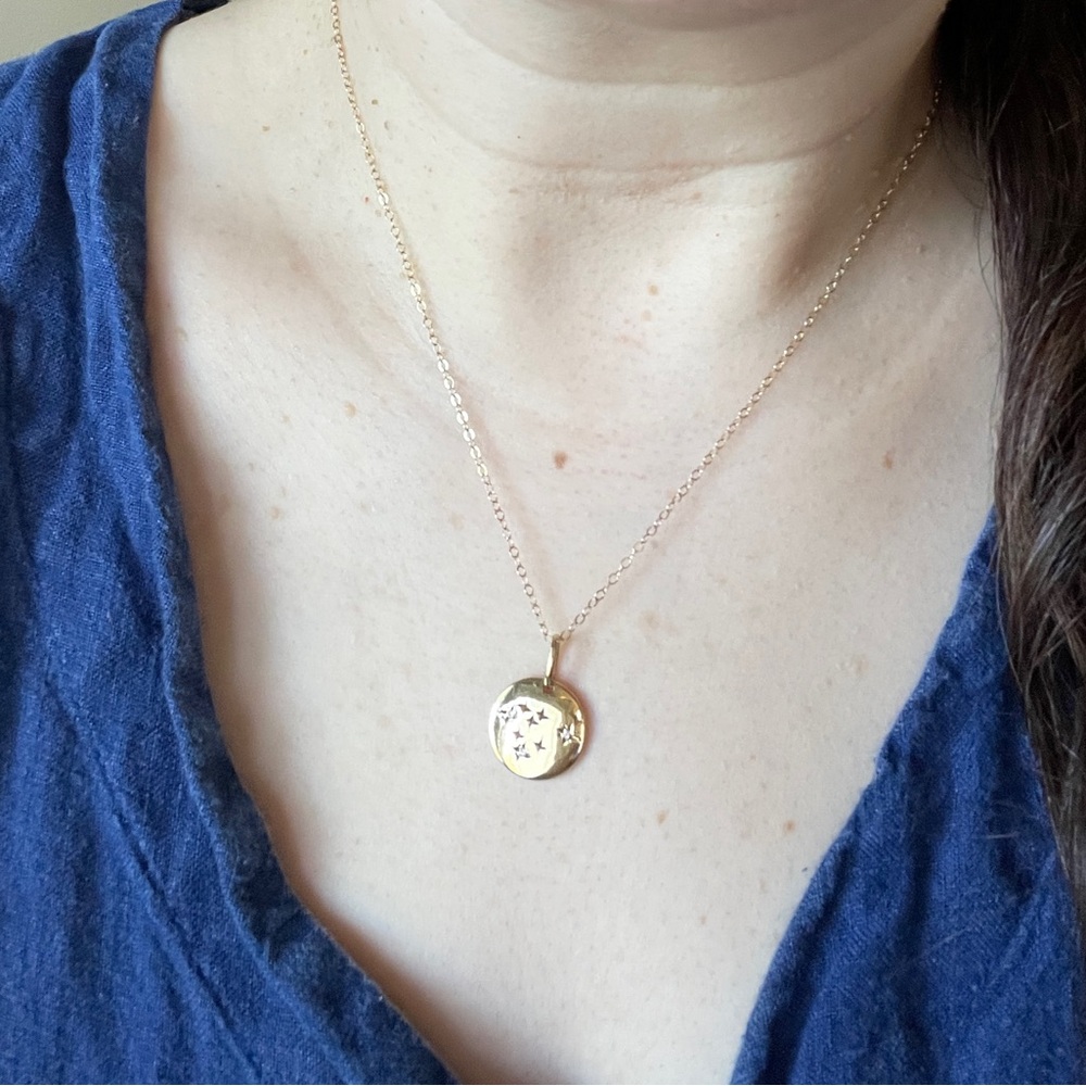 Mejuri Capricorn Zodiac Necklace